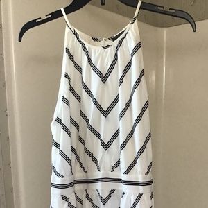 Ann Taylor Sundress White Black